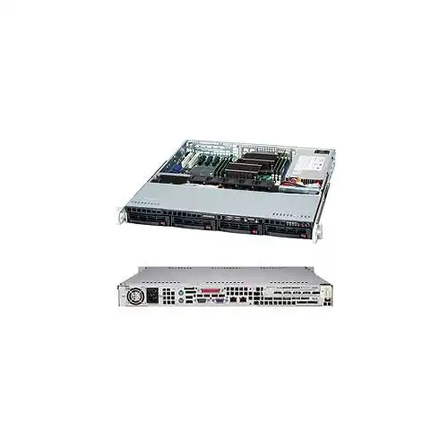 Сервер Supermicro SC813MTQ-600CB/X10SLL-F SMR0048 (1U Rack, Xeon E3-1220 v3, 3100 МГц, 4, 8)