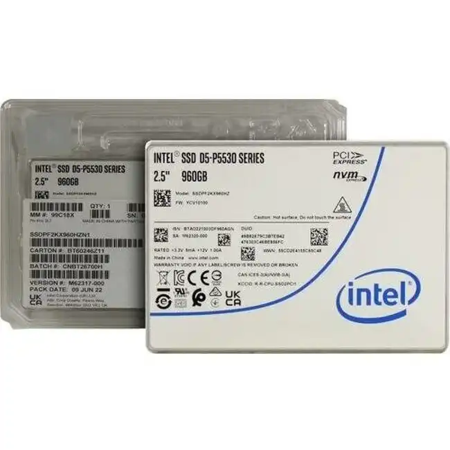 Серверный жесткий диск Intel SSD D5-P5530 Series SSDPF2KX960HZN1 (SSD, 2,5 SFF, 960 ГБ, NVMe)