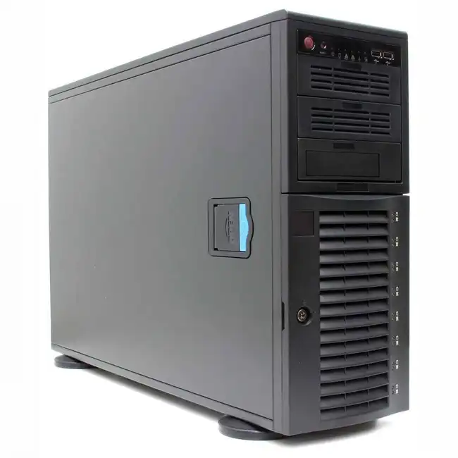 Сервер Supermicro SuperChassis 743TQ-903B-SQ / X11SCH-F SMT0145 (4U Rack, Xeon E-2314, 3500 МГц, 4, 8, 2 x 32 ГБ, LFF 3.5", 2x 2 ТБ, 1x 480 ГБ)