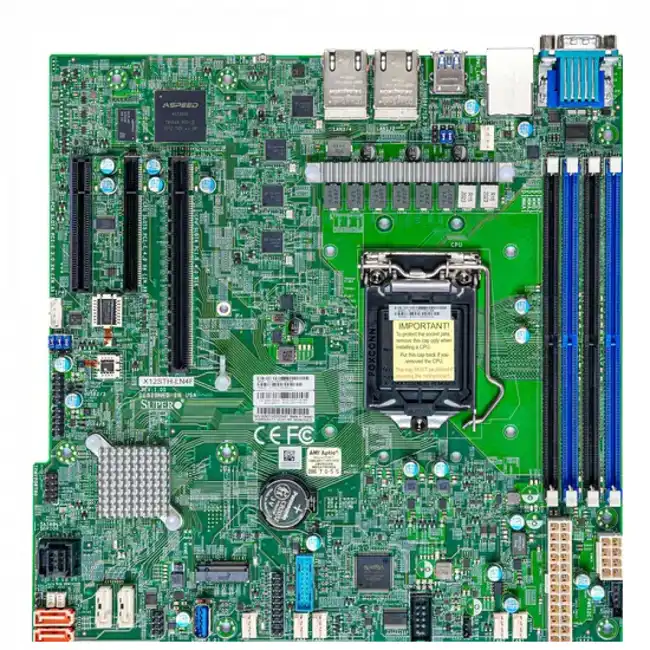 Серверная материнская плата Supermicro Micro-ATX X12STH-LN4F