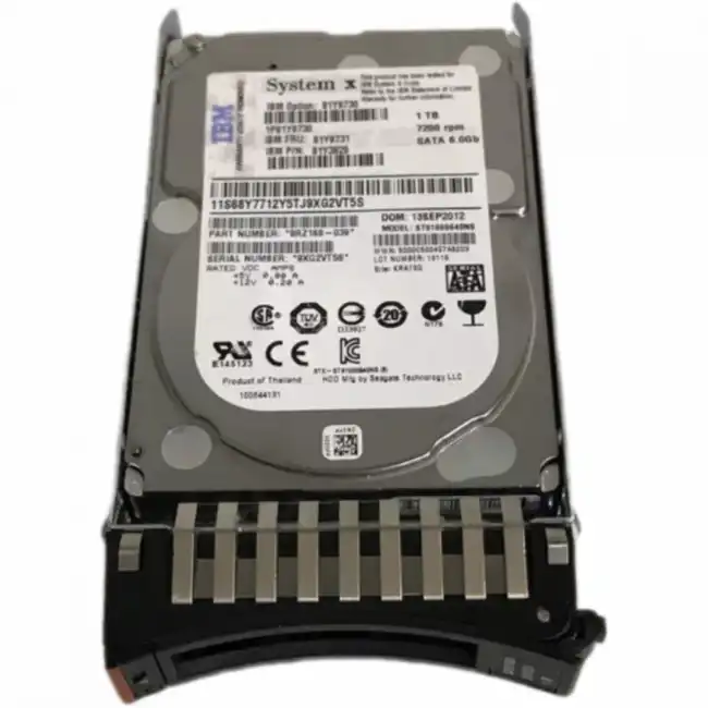 Серверный жесткий диск IBM 1TB 7.2K 6Gbps NL SATA 2.5in SFF HS HDD 81Y9730 (HDD, 2,5 SFF, 1 ТБ, SATA)