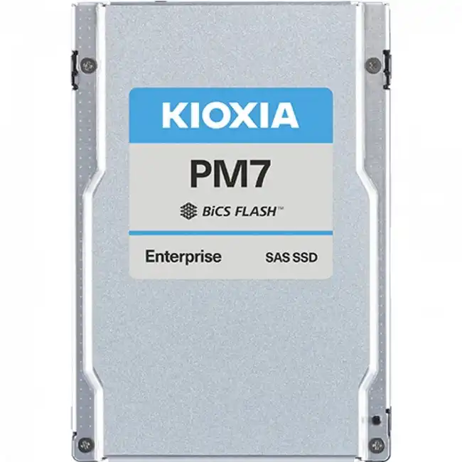 Серверный жесткий диск KIOXIA SSD 15.36Tb SAS Kioxia PM7-R (KPM7VRUG15T3) (SSD, 2,5 SFF, 15.36 ТБ, SAS)