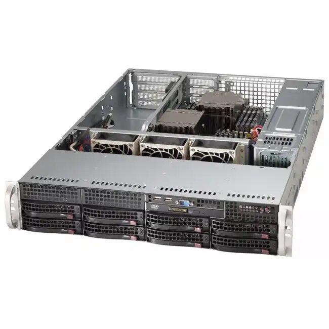 Сервер Supermicro SYS6029PTRT6246 (2U Rack, Xeon Gold 6246, 3300 МГц, 12, 24.75, 4 x 32 ГБ, SFF 2.5", 2x 960  ГБ)