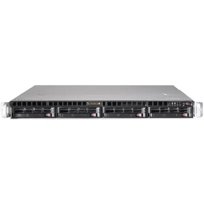 Сервер Supermicro CSE-813MF2TQC-R804CB 813R4214R (1U Rack, Xeon Silver 4214R, 2400 МГц, 12, 16.5, 4 x 32 ГБ, LFF 3.5")