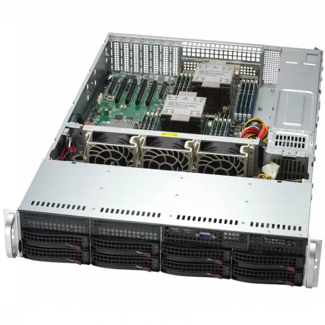 Сервер Supermicro SYS621PTR4510 (2U Rack, Xeon Silver 4510, 2400 МГц, 12, 30, LFF 3.5")