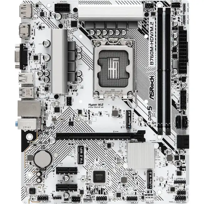 Материнская плата ASRock B760M-HDV/M.2 DDR5 (Micro-ATX, LGA 1700)