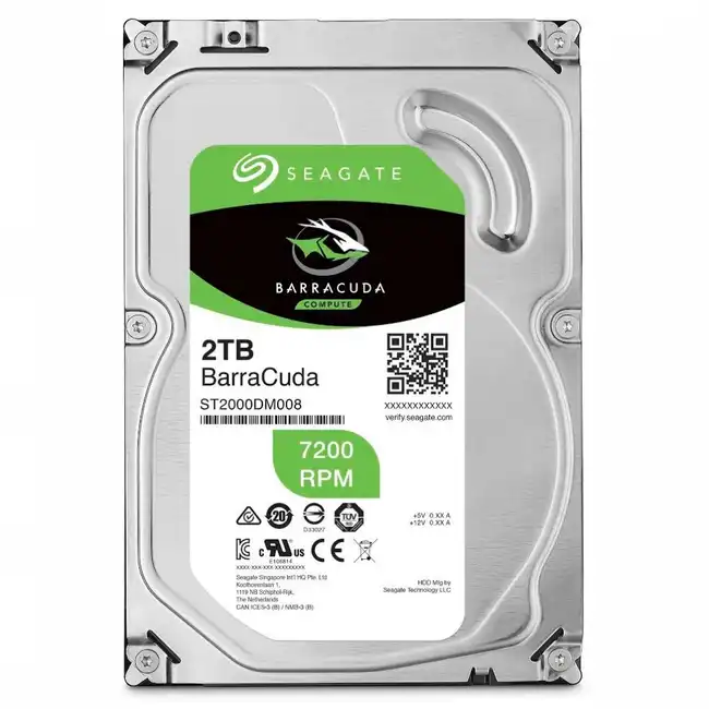 Серверный жесткий диск Seagate 2Tb SATA-III Seagate Barracuda ST2000DM008 Pull (HDD, 3,5 LFF, 2 ТБ, SATA)