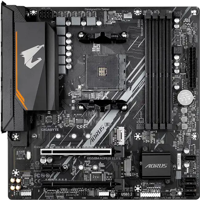 Материнская плата Gigabyte B550M Aorus Elite rev. 1.3 (micro-ATX, AMD AM4)
