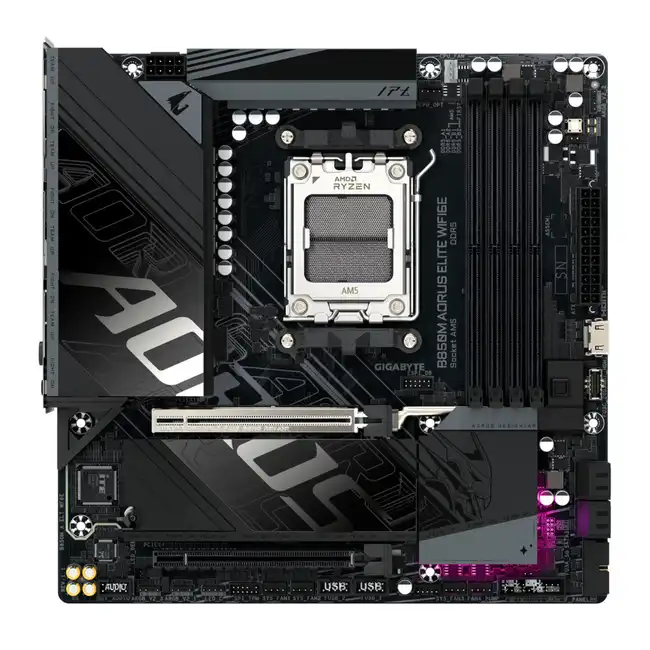 Материнская плата Gigabyte B850M Aorus Elite WIFI6E B850M Aorus Elite WIFI6E rev. 1.1 (micro-ATX, AMD AM5)