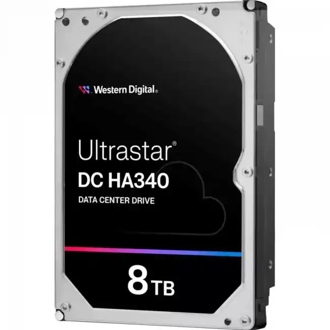 Серверный жесткий диск Western Digital SATA Server 8Tb Ultrastar DC HA340 WUS721208BLE604_0B47489 (HDD, 3,5 LFF, 8 ТБ, SATA)