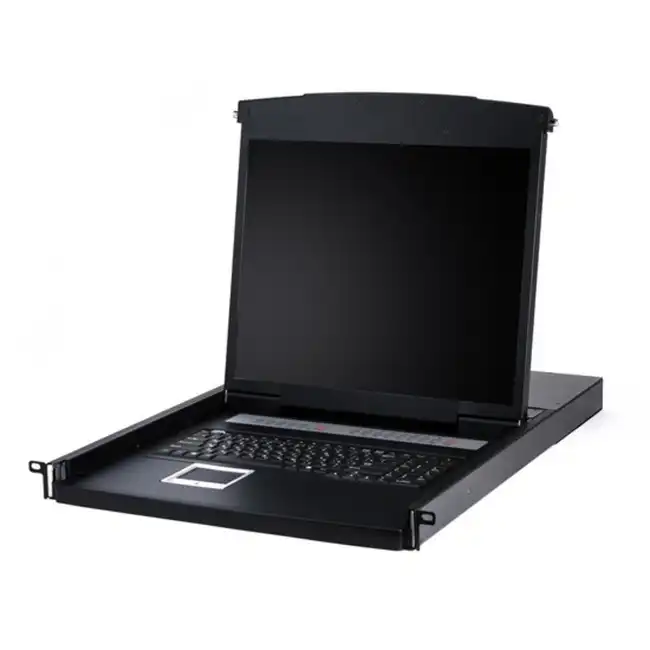 KVM-переключатель SHIP KVM консоль AS-7108ULG, 17", 2 порта USB, 8 портов VGA