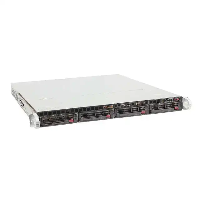 Сервер Supermicro SC813MFTQC-R407CB (1U Rack, LFF 3.5")