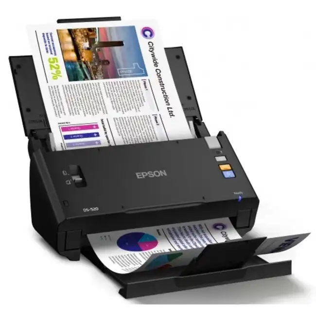 Скоростной сканер Epson WorkForce DS-520N B11B234401BT (A4, CIS)