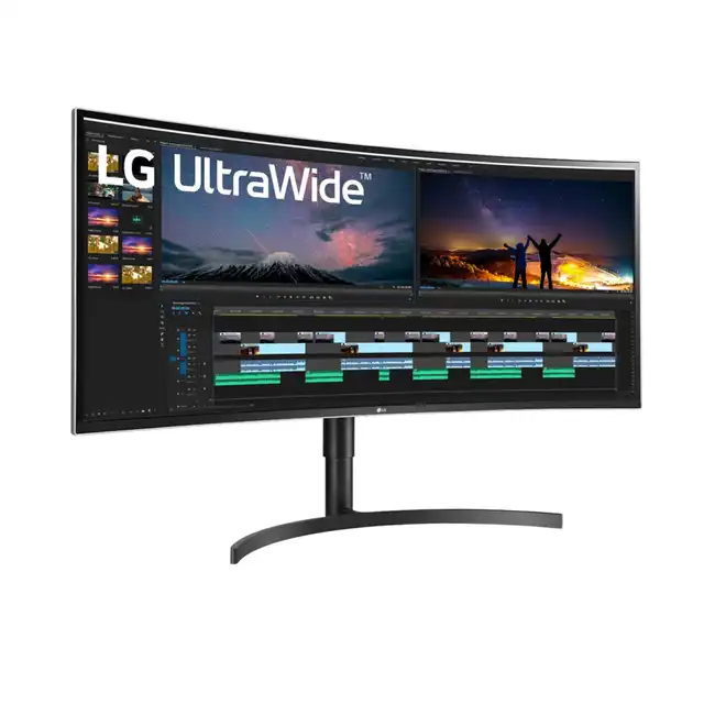 Монитор LG 38'' Class 21:9 UltraWide Curved 38WN75C-B (38 ", IPS, QHD+ 3840x1600 (12:5), 75 Гц)