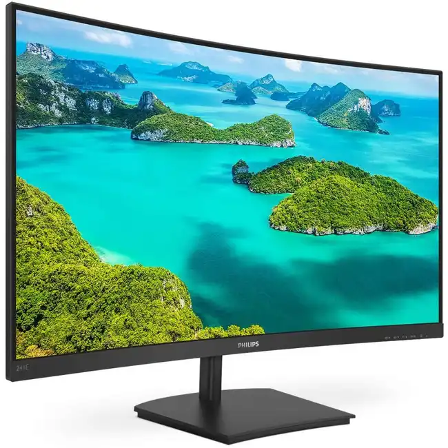 Монитор Philips 241E1SC 241E1SC/00 (23.6 ", VA, FHD 1920x1080 (16:9), 75 Гц)