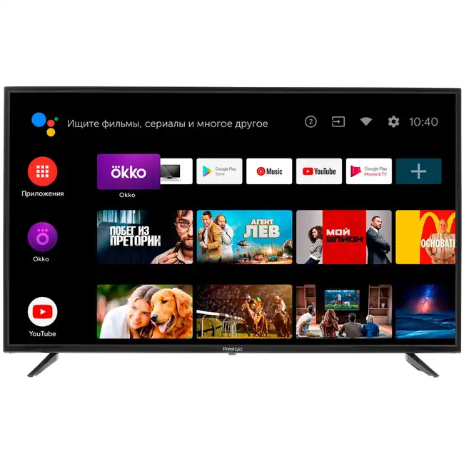 Телевизор Prestigio 43” TOP PTV43SS06Y_CIS_BK (43 ", Черный)