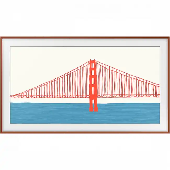 Опция к телевизору Samsung Дополнительная рамка для The Frame 65" 2021 (красный) VG-SCFA65TRCRU