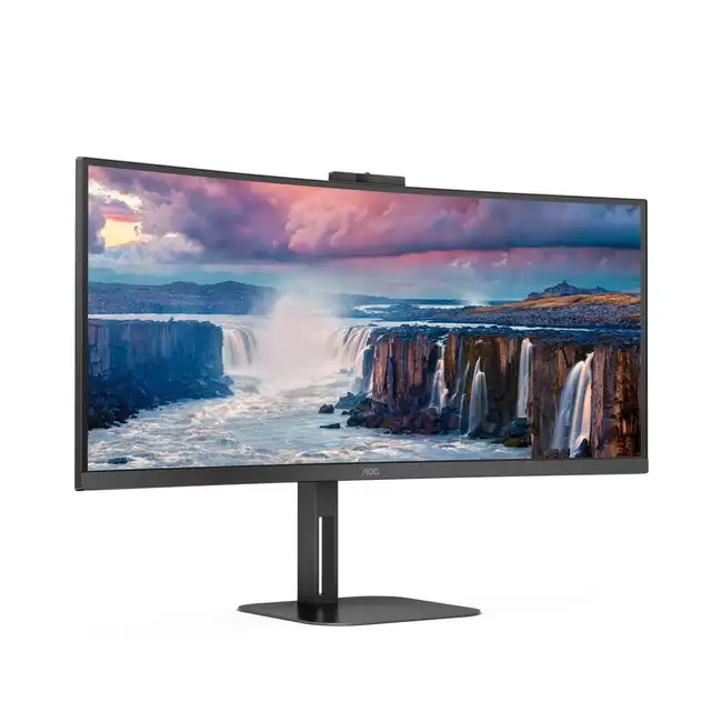 Монитор AOC CU34V5CW CU34V5CW/BK (34 ", VA, WQHD 3440x1440 (21:9), 100 Гц)