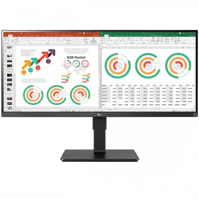 Монитор LG 34BN770-B (34 ", IPS, WQHD 3440x1440 (21:9), 75 Гц)