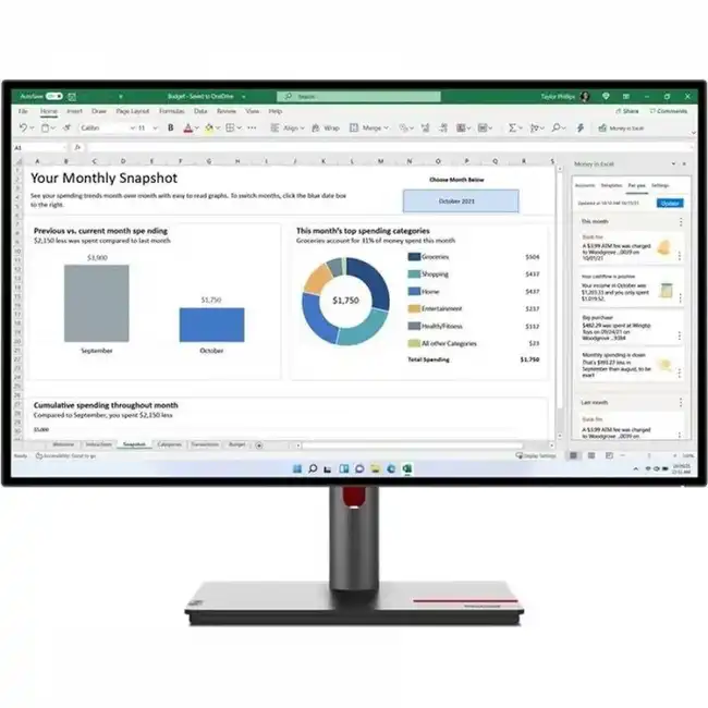 Монитор Lenovo 63A1GAT1UK (27 ", IPS, WQHD 2560x1440 (16:9), 60 Гц)