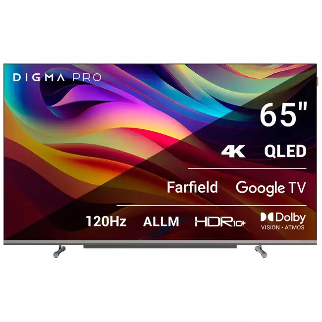 Телевизор Digma Pro 65L (65 ", Smart TV, Черный)