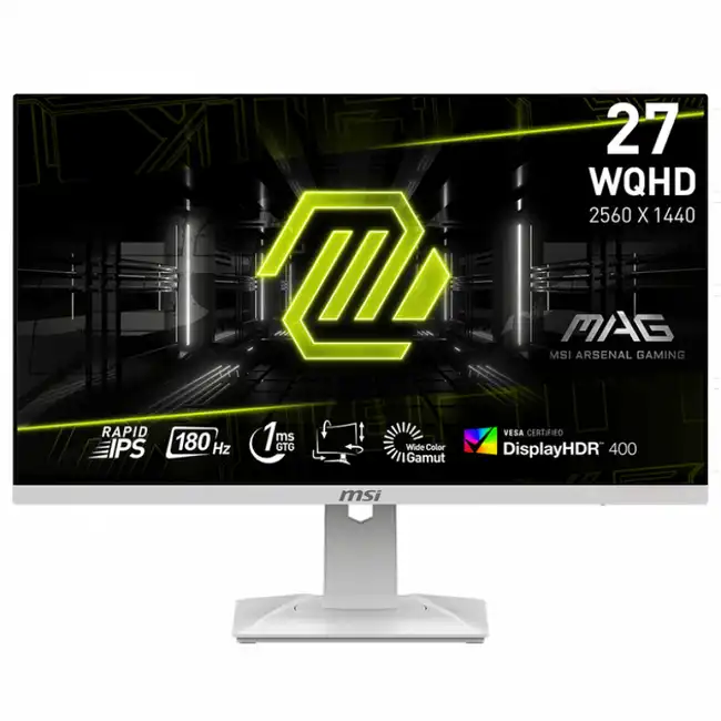 Монитор MSI MAG 274QRFW 9S6-3CC29H-277 (27 ", IPS, Quad HD 2560x1440 (16:9), 180 Гц)