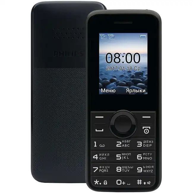 Мобильный телефон Philips E106 E106 Black