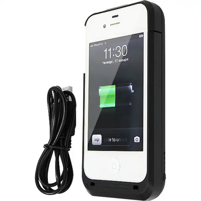 Внешний аккумулятор (Power Bank) CROWN micro CMPB-360 (2100 мАч, Черный)