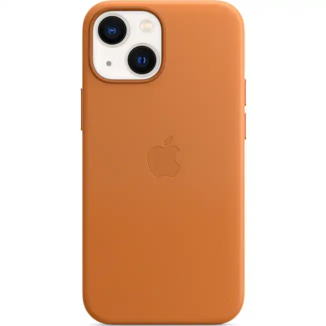 Аксессуары для смартфона Apple Чехол iPhone 13 mini Leather Case with MagSafe - Golden Brown MM0D3ZM/A