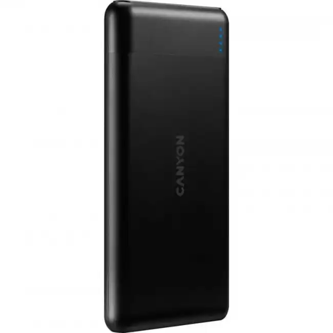 Внешний аккумулятор (Power Bank) Canyon PB-107 CNE-CPB1007B (10000 мАч, Черный)