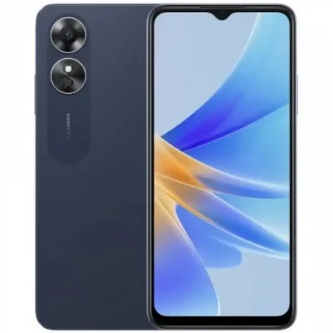 Смартфон Oppo A17 A17_64_Midnight Black (64 Гб, 4 Гб)