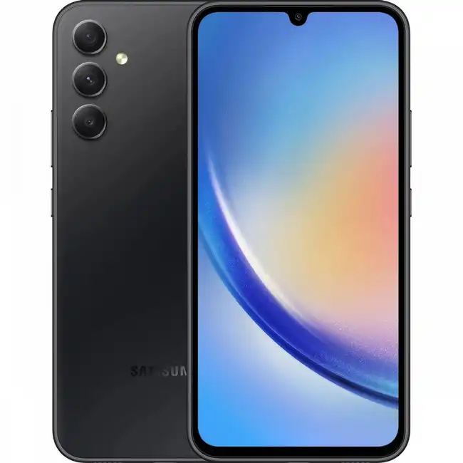 Смартфон Samsung Galaxy A34 5G Чёрный SM-A346EZKASKZ (128 Гб, 6 Гб)