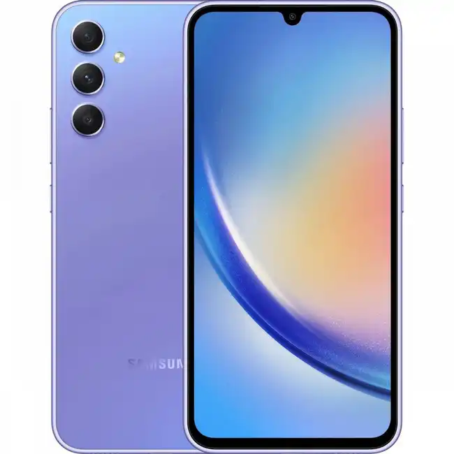 Смартфон Samsung Galaxy A34 5G Фиолетовый SM-A346ELVESKZ (256 Гб, 8 Гб)