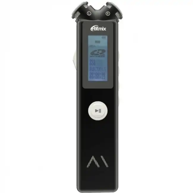 Аксессуар для аудиотехники Ritmix Цифровой диктофон RR-145 Black 16GB