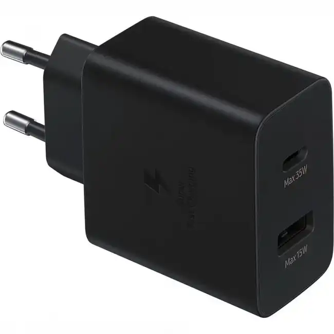 Аксессуары для смартфона Samsung Сетевое зарядное устройство Samsung EP-TA220NBEGEU EP-T2510XBEGEU