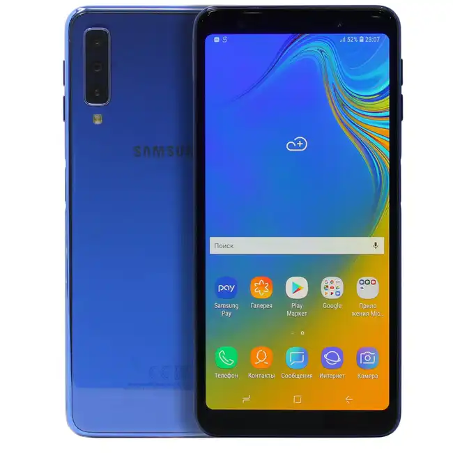 Смартфон Samsung Galaxy A7, 64GB - Blue SM-A750FZBUSER