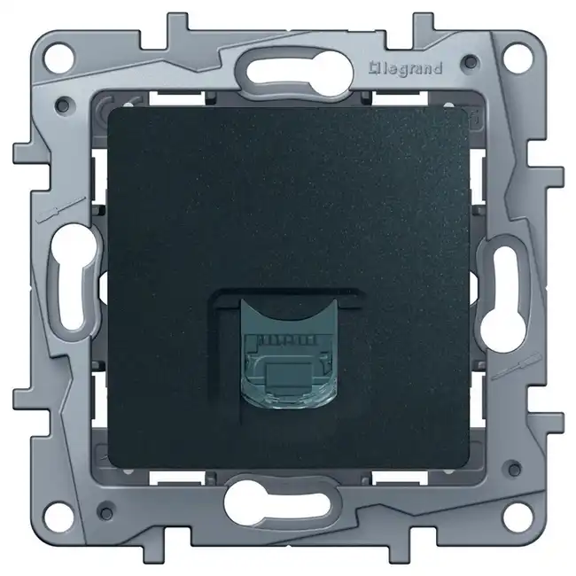 Аксессуар для кабельных сетей Legrand Роз RJ45 5e UTP АНТР ETIKA 672641