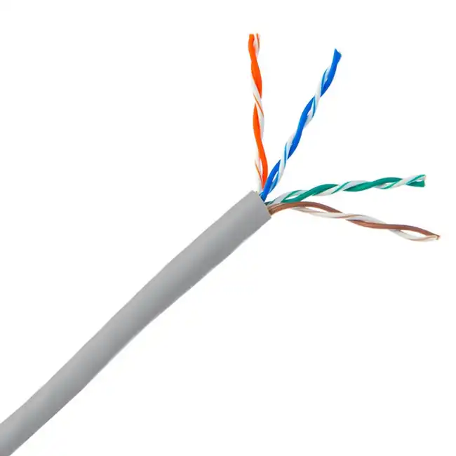 Кабель витая пара LANMASTER UTP CCA, 4 пары, Кат.5e, PVC NM-UTP5E4PR-CCA