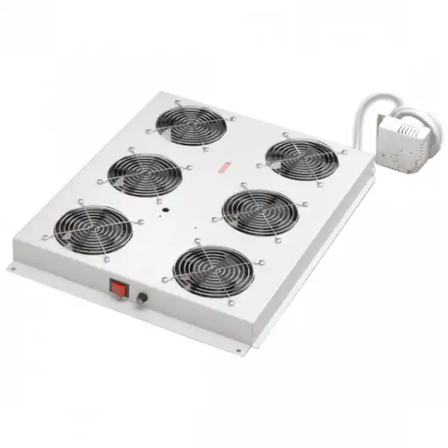 Аксессуар для серверного шкафа Lande LN-FAN-THM-6FSR-BL