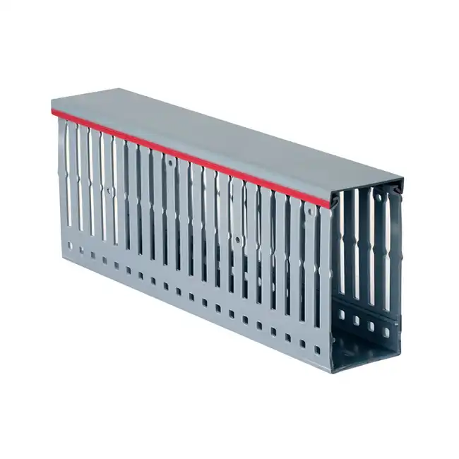 Кабельный канал DKC Короб перфорированный, серый RL6 40x80 01127RL