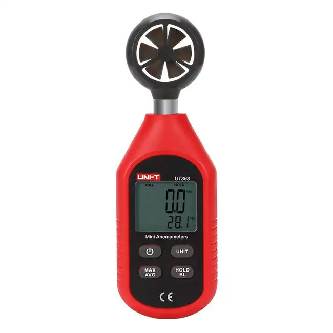 Инструмент для монтажа СКС UNI-T Анемометр UT363 , 0 ; 45м/с,  -10С; 50С