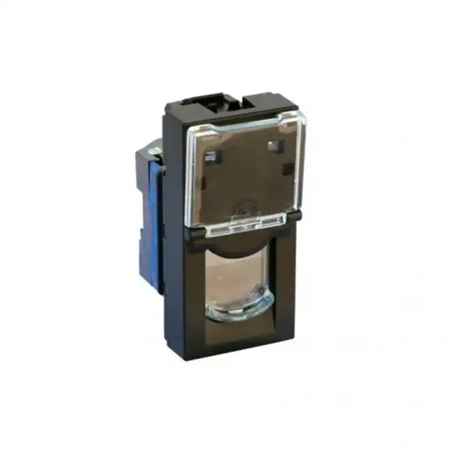 Кабельный канал Legrand Розетка 1xRJ45 Cat.6 Legrand Mosaic Чёрный 079461L