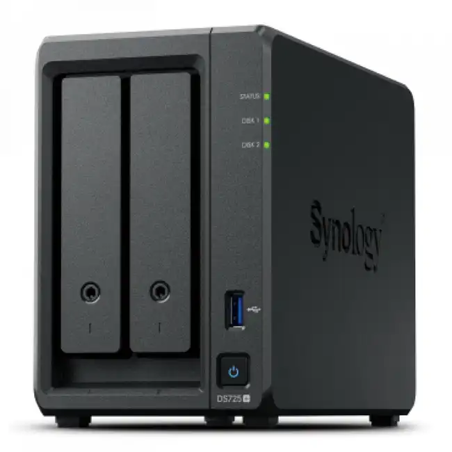 Дисковая системы хранения данных СХД Synology DiskStation DS725+ (Desktop, Desktop)