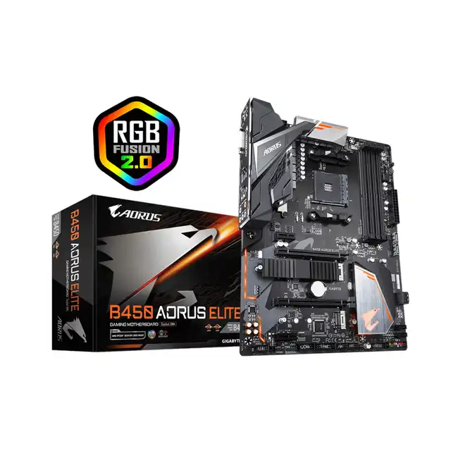 Материнская плата Gigabyte B450 AORUS ELITE B450AORUSELITE (ATX, AMD AM4)