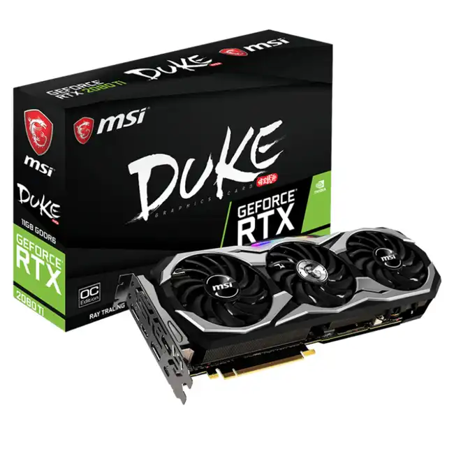 Видеокарта MSI GeForce RTX 2080 Ti DUKE OC RTX 2080 Ti DUKE 11G OC (11 ГБ)