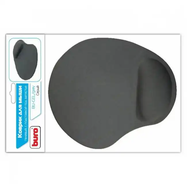 Коврик для мышки Buro BU-GEL BU-GEL/GREY