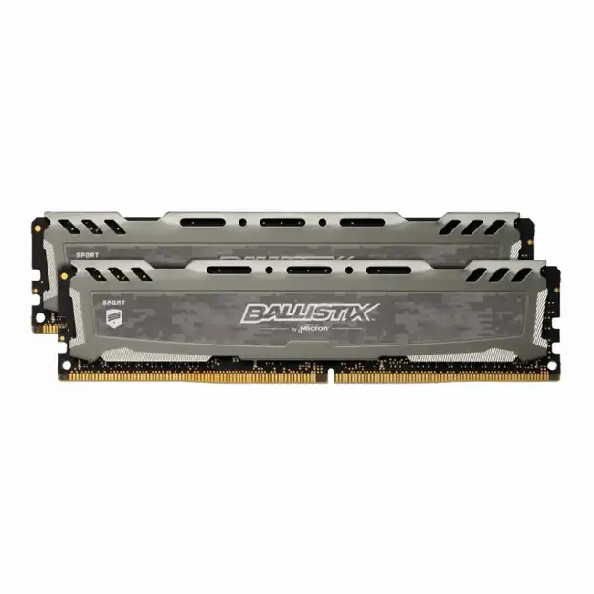 ОЗУ Crucial Ballistix Sport LT Gray BLS2K8G4D30AESBK (DIMM, DDR4, 16 Гб (2 х 8 Гб), 3000 МГц)