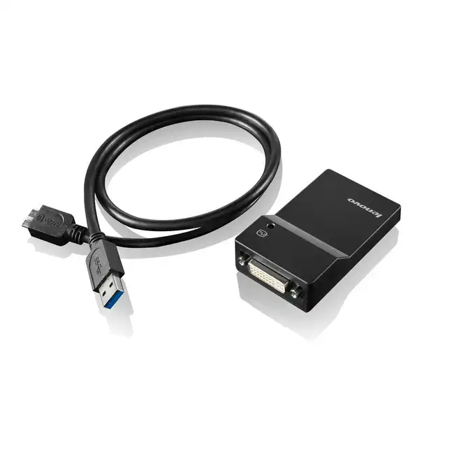Кабель интерфейсный Lenovo USB 3.0 to DVI/VGI Monitor Adapter 0B47072