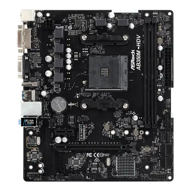 Материнская плата ASRock AB350M-HDV R3.0 (micro-ATX, AMD AM4)