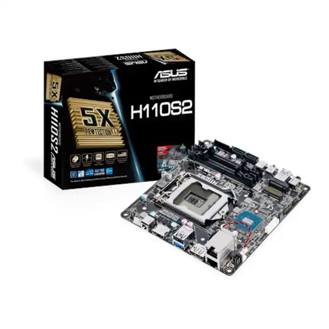 Материнская плата Asus H110S2/CSM 90MB0RM0-M0EAYC (Mini-STX, LGA 1151)